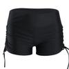 ACSUSS Women's Swim Boardshorts Beach Bikini Bottoms Short Swimwear with Side Ties Black X-Large view 1