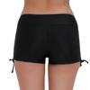 ACSUSS Women's Swim Boardshorts Beach Bikini Bottoms Short Swimwear with Side Ties Black X-Large view 3
