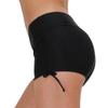 ACSUSS Women's Swim Boardshorts Beach Bikini Bottoms Short Swimwear with Side Ties Black X-Large view 4