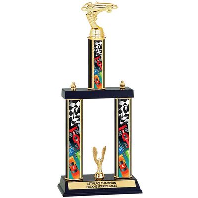 DINN BROS Racing Derby Champion 15 1/2 inch Trophy with Free Engraving