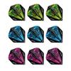 RED DRAGON Peter Wright Snakebite Translucent Flight Pack - 3 Sets Per Pack (9 Dart Flights in Total) view 1