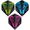 RED DRAGON Peter Wright Snakebite Translucent Flight Pack - 3 Sets Per Pack (9 Dart Flights in Total) view 3