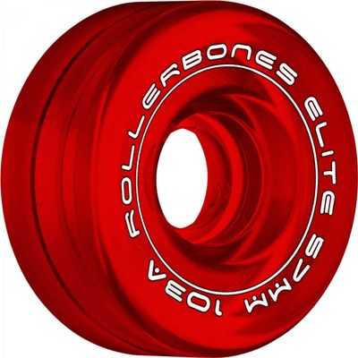 Rollerbones Art Elite Competition 103a Roller Skate Wheels - Red - 57mm