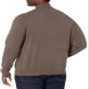 Amazon Essentials Men's Full-Zip Cotton Sweater, Brown Heather, XX-Large view 2