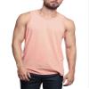 Men's Basic Essential Straight Hem Long Length Tank Top TT60-PL - Coral - 2X-Large - H11A view 1