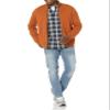 Amazon Essentials Men's Full-Zip Cotton Sweater, Rust, Medium view 4