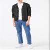 Amazon Essentials Men's V-Neck Cotton Cardigan Sweater, Charcoal Heather, X-Large view 4