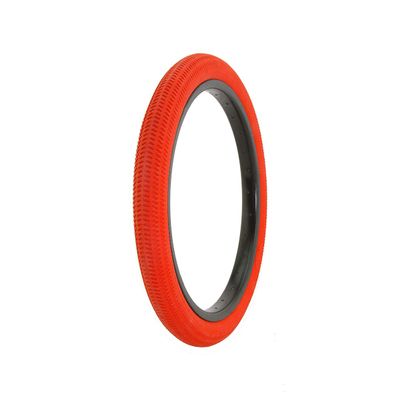 Alta Bicycle Tire Duro 18" x 1.95" Bike Tire Full Thread, Multiple Colors (Red)