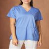 Carhartt Scrubs C12106 Women's Force Modern Fit Twill V-Neck Top XXX-Large Ceil Blue view 3