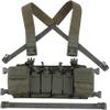 Chest Rig Airsoft Hunting Vest Molle Pouch Simple Military Tactical Vest with Magazine Pouch-(OD) view 1