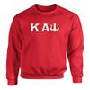 Fashion Greek Kappa Alpha Psi Twill Letter Crewneck Sweatshirt Red White/Red Medium view 1