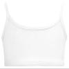 Made in USA Little Girls Bikini Top for Girls UPF50+ Sun Protection Toddler Bathing Suit Rash Guard for Beach Pool Swimwear, White, 4T view 1