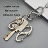 Bytiyar Small Carabiner Clips 1.6 inch(41mm) Metal Double Sided Spring Gate Snap Hooks Keychain Clasp Accessories, 30 Pcs Black view 4