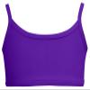 Made in USA Little Girls Bikini Top for Girls UPF50+ Sun Protection Toddler Bathing Suit Rash Guard for Beach Pool Swimwear, Purple, 3T view 1