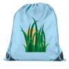 Mato & Hash Easter Basket Bags, Bulk Drawstring Backpacks, Party Favor Goody Bags for Easter - No Peaking - 10PK Baby Blue CA2500EasterDTG S6 view 1