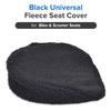 AlveyTech Black Universal Fleece Seat Cover for Bike & Scooter Seats view 3