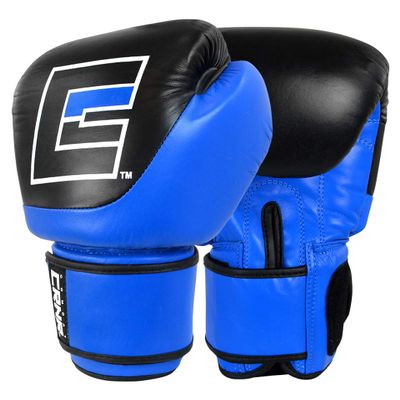 Competition Boxing Gloves | Punch Bag Mitts Sparring Punching Training MMA Fighting Sports | Blue |12 oz