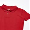 Osh Kosh Little Boy's Short Sleeve Uniform Polo Shirt, Ruby, 4 view 2