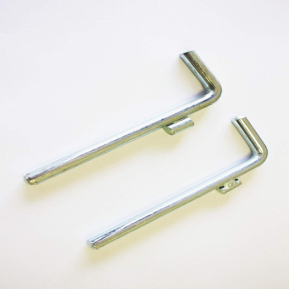 Ader L Pins for Weight Stack Home Gym Equipment Parts (Lpin-10B 5/16'', 12pcs)