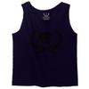 0143. Spartan Molon Labe Military Patriotic Greek Helment Graphic Men's Tank Top (Navy Blue, X-Large) view 1