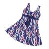 BIKMAN Womens One-Piece Skirt-Style Slimming Swim Suit Large Size Swimwear (5XL, Navy) view 2