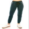 ALWAYS Women Joggers Active Sweatpants - Buttery Soft Light Comfy Lounge Striped Pants with Pockets Dark Teal White L/XL view 2