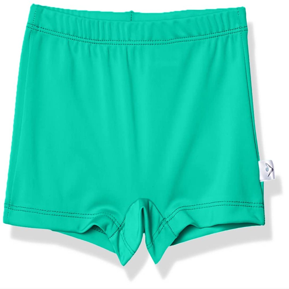 Kanu Surf Girls' Swimming Bottom UPF 50+"Boy Short, Atlantis, 10
