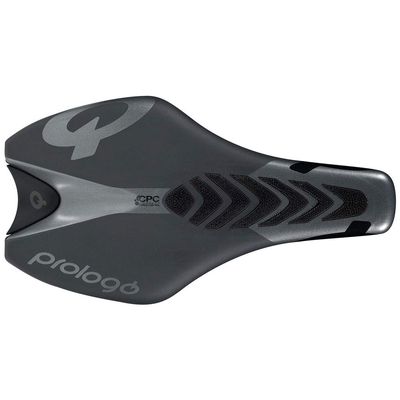 Prologo Unisex's TGale TT CPC Tirox Triathlon Saddle, Anthracite/Black, 240x128mm