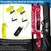 Park & Sun Spectrum Classic Professional Level Volleyball Net System (Red) view 3