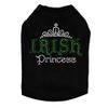 Irish Princess - Bling Rhinestone St Patrick Day Dog Shirt, XL Black view 1
