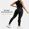 speerise Spandex Bodysuit for Women Zip Sleeveless Unitard Bodycon Jumpsuits Leotard for Costume view 2