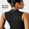 speerise Spandex Bodysuit for Women Zip Sleeveless Unitard Bodycon Jumpsuits Leotard for Costume view 3