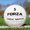 FORZA Gaelic Match Football | Official Size | 100% Hand Stitched (Size 5, Pack of 5) view 2