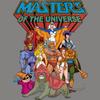 Masters of The Universe TV Series The Whole Group Gang Youth T-Shirt Tee Graphite Heather view 3