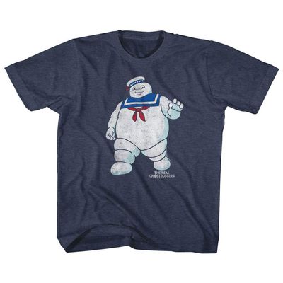 American Classics The Real Ghostbusters Animated TV Series Mr Stay Puft 2 Vintage Youth T-Shirt Vintage Navy Small