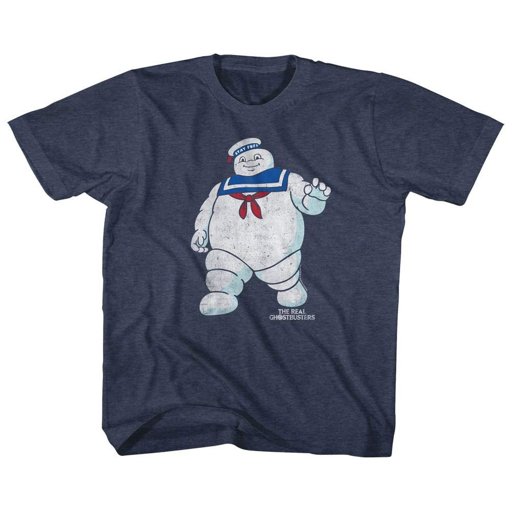 American Classics The Real Ghostbusters Animated TV Series Mr Stay Puft 2 Vintage Youth T-Shirt Vintage Navy Small