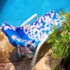 Elite Trend Quick Dry Towel Extra Large 78x35 Inch - Microfiber Beach Towel - Perfect for Beach, Travel, Swimming, Pool, Yoga, Hiking, Camping - Lightweight, Fast Drying, Compact for Adults (Sakura) view 4