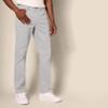 Amazon Essentials Men's Straight Fit 5-Pocket Stretch Twill Pants, Light Grey, 35W x 28L view 3