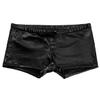 iiniim Mens Liquid Metallic Underwear Boxer Briefs Shiny Hot Pants Pouch Trunks Beachwear Swimwear Black X-Large view 4
