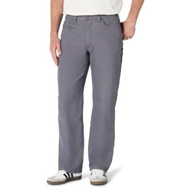 Amazon Essentials Men's Relaxed-Fit Carpenter Utility Pant with Tool Pockets - Discontinued Colors, Grey, 31W x 34L