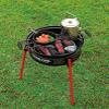 Captain Stag, Camping, Barbecue, Bonfire, Slim, Net (Compatible with Bonfire Stands, Stoves, Grills), Black view 3