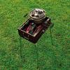 Captain Stag, Camping, Barbecue, Bonfire, Slim, Net (Compatible with Bonfire Stands, Stoves, Grills), Black view 4