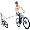 TowWhee - Winter/All-Season EZ Tab Bike Bungee Tow Rope for Bikes, E-Bikes,Skiing | MTB & Cycling Stretch Pull Strap - Made in The USA view 2