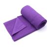 Eunzel Yoga Towel,Hot Yoga Mat Towel with Grip Dots Sweat Absorbent Non-Slip for Hot Yoga, Pilates and Workout 24" x72", Purple view 1