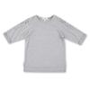 Speechless Big Girl's 3/4 Sleeve Top with Sleeve Detail Shirt, Heather Gray, S view 1
