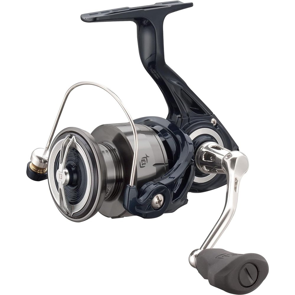 13 FISHING - Aerios Spinning Reel - 6.2:1 Gear Ratio - 2.0 Size (Fresh+Salt) - AE-6.2-2.0 Dark Blue