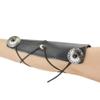 Weatlake Archery Arm Guard Forearm Protector Gear String Bow Hunting Shooting Cow Leather (Black) view 2