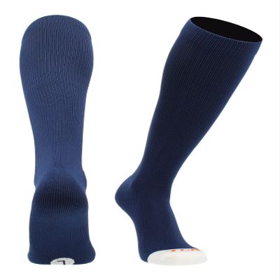 MadSportsStuff Pro Line Over the Calf Baseball Socks (Navy, Large)