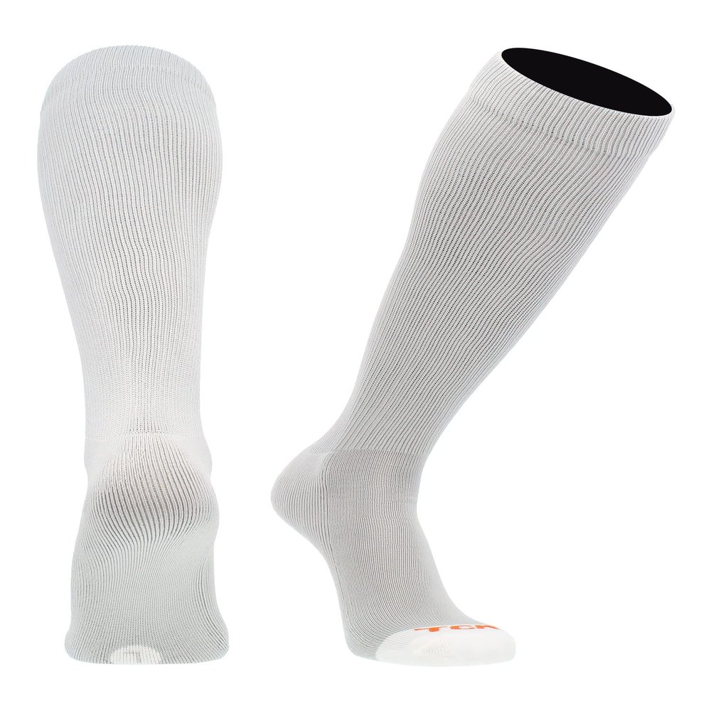 MadSportsStuff Pro Line Over the Calf Baseball Socks (Grey, X-Large)