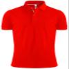 BCPOLO Men's Polo Shirt Solid Short Sleeve Classic Pique Polo Shirt Red-S (Asia-L) view 2